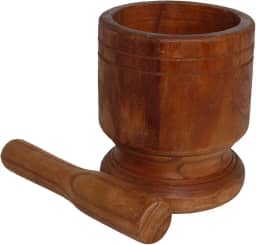 IMUSA Pilão e almofariz de madeira, jumbo