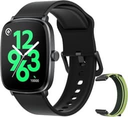 HAYLOU RS5 Smartwatch,2.01"AMOLED Display Bluetooth Telefone Chamada Relógio Inteligente para Homens e Mulheres,Duas Alças,Assistente de Voz,IP68