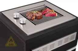 Churrasqueira Grill a Gás Cooktop de Embutir Diamond Premium Gás Natural Titan
