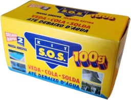 Genérico Cola SOS Massa Adesiva Secagem Rápida Veda Solda Até debaixo da Água 100g