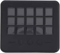 Controlador de Fluxo, Teclado do Controlador de Estúdio Com 15 Teclas LCD Personalizáveis, Controle de Trabalho de Fluxo de Trabalho do Deck Gaming de Controle para o Teclado Obs