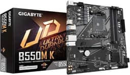 Placa Mãe Gigabyte B550M-K (AM4/DDR4/DisplayPort/HDMI/DDR4/USB 3.2/M.2) Rev. 1.0