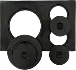 Chapa Paraná Para Fogão A Lenha 3 Furos Com Redução e Tampa