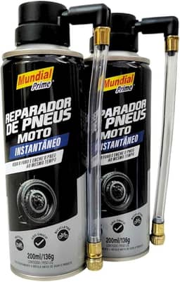 Mini Reparador de Pneus Especial para Moto Bike Patinete SOS Instantâneo Kit 2 Unidades