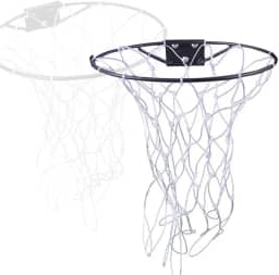 Aro Basquete Cesta Aço 36cm Compatível com Bola Oficial 7 Basquete Com Rede Premium