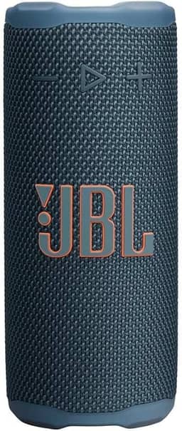 JBL, Caixa de Som, Grip, Bluetooth, Portátil, À Prova D'água e Poeira, Bateria de até 46h, Auracast, Som JBL Pro, AI Sound Boost, 16W RMS - Azul