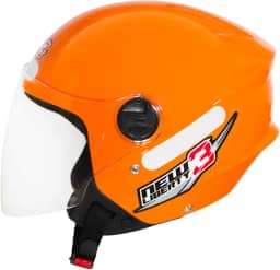 CAPACETE ABERTO PRO TORK NEW LIBERTY 3 SOLID LARANJA TAM. 58