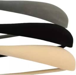 Kit 10 Ombreiras de Veludo para Cabide Slim – Antiaderente, Premium, Ideal para Blazer, Terno e Jaqueta