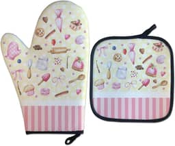 Geek Vip, Kit Luva Térmica - Confeiteira Cozinha Criativa