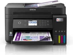 EPSON Multifuncional EcoTank L6270 - Tanque de Tinta Colorida, Wi-Fi Direct, Ethernet, Frente e Verso Automático, ADF, Bivolt, Preto