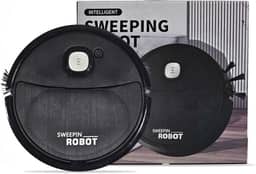 Robô Aspirador de Pó Automático Aspirador Doméstico Recarregável Cor Preto - YODHE