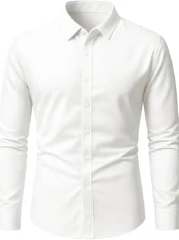 Camisa Social Masculina Slim Fit Manga Longa