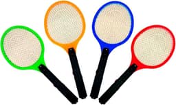 Raquete Elétrica Recarregável Bivolt 110/220v Mata Pernilongos, Mosquito e insetos em geral com Botão de Segurança e Led Indicador