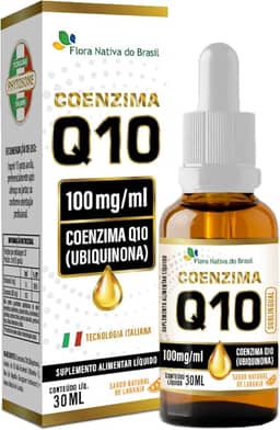 Coenzima Q10 Sublingual em gotas 30ml - Flora Nativa (Laranja)