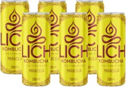 Lich Kombucha, Lich Kombucha Maracujá - Pack Com 6 Unidades 269ml