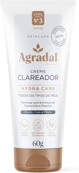 Agradal Creme Clareador Facial Hydra Care 60G