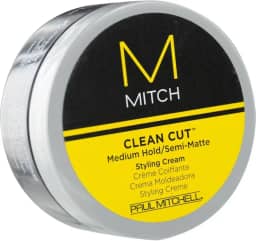 Mitch Clean Cut Medium Hold/Semi-Matte Styling Cream by Paul Mitchell for Men - 0.35 oz Cream
