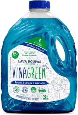 Vinagreen Lava Roupas Liquido 3L Tradicional