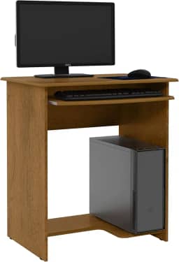 Escrivaninha Mesa Computador Notebook Prática Compacta Home Office (Freijó)