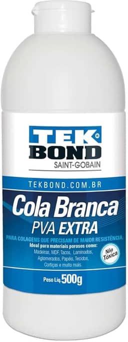 Tekbond Cola De Alta Resistencia Branca Pva Extra 500g