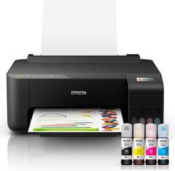 Impressora Epson EcoTank L1250 - Tanque de Tinta Colorida, Wi-Fi Direct, Comando de voz, Bivolt, Cor: Preto