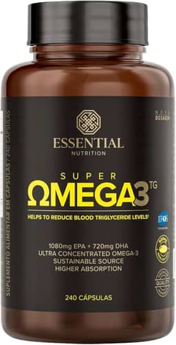 Super Omega 3 Tg Essential Nutrition 240 Cápsulas