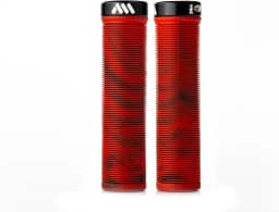 Mountain Bike Grips AMS Barcode – Punhos de guidão MTB com nervuras leves para trilha, Dirt Jump e Freeride