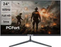 Monitor PCFort Gamer H238F165 24'' Led Full Hd 165hz Freesync Hdmi Display Port VESA
