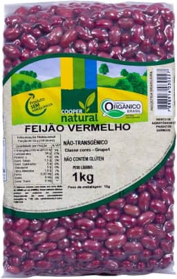 Feijão Vermelho Orgânico Coopernatural 1kg