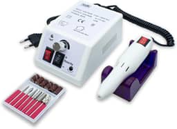 Lixadeira Motor Unhas Elétrica Profissional Mercedes Branca, Bivolt 110V - 220V