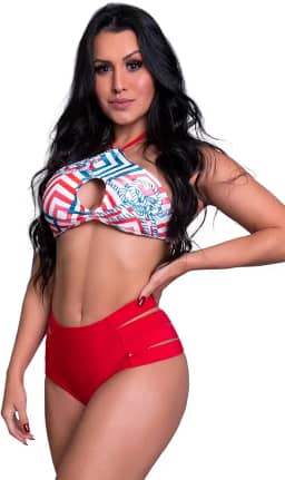 Biquíni MVB Modas Gladiador Hot Pants