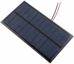 Mini Placa Solar 12v 1.5w Com Cabos P/Ionizador De Piscina