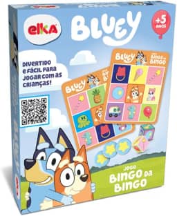 Jogo Bingo da Bingo - Bluey para Criança 5 anos