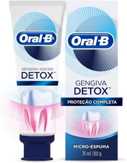 Oral-B Pasta de Dente Gengiva Detox Proteção Completa 102g, 1 Unidade