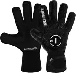 Luva de Goleiro Campo e Society Semi Profissional N1 Starter Cor:Black, Tamanho:10