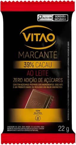 Chocolate ao Leite Zero Açúcar