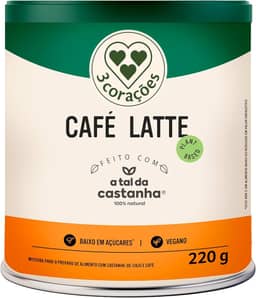 3 Corações Bebida Vegetal Café Latte A Tal da Castanha, Lata 220g
