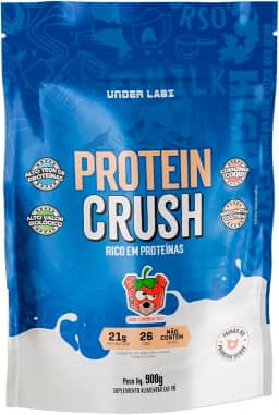 Protein Crush (900g) — Under Labz | 21g Protein per Serving, Incredible Taste (Strawbear Swiss), Low Carb, High Absorption — Hypertrophy Support and Muscle Recovery