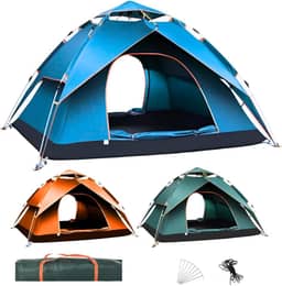 Barraca Camping 6 Pessoas Impermeável Monta Sozinha