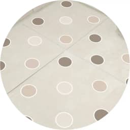 Adesivo Antiderrapante Banheiro Piso Bolinhas Bege Nude 14un