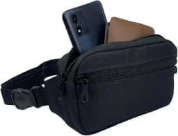 Pochete De Cintura Necessaire Mini Bolsa Alça Art 1 Preto ART MANIA