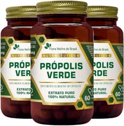 Kit 3x Extrato de Própolis Verde 60 cápsulas - Flora Nativa