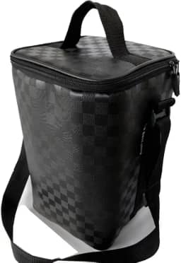 Bolsa Térmica Para Bebidas Suporta 8kg Wine Bag Com Alça De Ombro Porta 4 Garrafas e Taças De Vinho