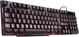 TECLADO GAMER VX GAMING HYDRA 107 TECLAS + 12 MULTIMÍDIA COM LED VERMELHO SENSACAO TECLA MECANICA – GT702 – VINIK