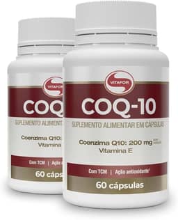 Kit 2 Coenzima Coq-10 Vitafor 60 cápsulas
