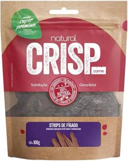 Snack Desidratado Natural Crisp Strips de Figado 100g
