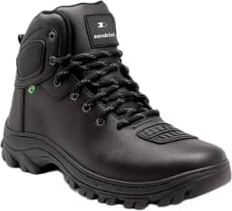 Bota Coturno Defender Sandrini Couro Motoboy Biqueira