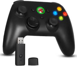 Controle Sem Fio Recarregável para Xbox 360 e Computador com Joystick Manete
