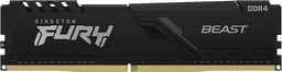 KF426C16BB/8 - Memória de 8GB DIMM DDR4 2666Mhz FURY Beast 1,2V 1Rx8 288 pinos para desktop/gamers, Preto