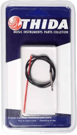 Captador De Rastilho Piezo Cerâmico Para Violão Aço Narrow